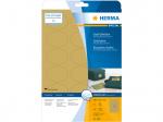 HERMA 4106 Gold-Etiketten oval 58.4x42.3 A4 450 St.
