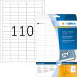HERMA Etiketten A4 weiß 38.1x12.7 mm ablösb. Papier 2750 St.