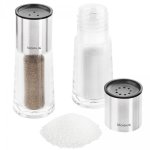 Blomus Salz & Pfeffer Set PEREA, Edelstahl matt mit Kunststoff und Acrylglas