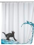 Duschvorhang »Cat«, Anti-Schimmel, 180 x 200 cm, waschbar