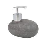 Wenko Seifenspender Pebble Stone Grey Polyresin