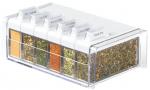EMSA 509263 Spice Box Gewürzkartei in Transparent/Weiß
