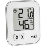 TFA Digitales Thermo-Hygrometer Moxx Weiß mit Komfortzonen-Indikator