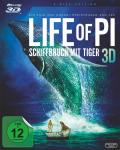 Life of Pi – Schiffbruch mit Tiger (3D) auf 3D Blu-ray (+2D)