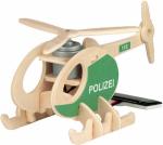 Holzbau Polizeihelikopter Solarantrieb