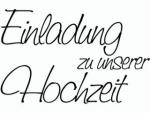 KnorrPrandell 1800002 - Stempel - Einladung zu unserer Hochzeit, 6.5 x 4.1 cm