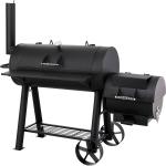 Tepro Holzkohlegrill Smoker Milwaukee mit seitlicher Brennkammer