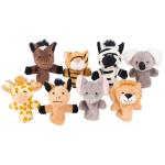 kunterbuntes Fingerpuppenset Wilde Tiere von Goki