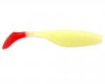 Jenzi River Shad USA-Bass Gummiköder weiss rot, 12cm 1 Stück