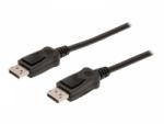 ASSMANN - DisplayPort-Kabel - DisplayPort (M) bis DisplayPort (M) - 3 m - geformt - Schwarz