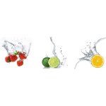 Eurographics Wandtattoo 3er-Set Splashing Fruits