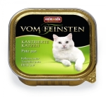 Animonda vom Feinsten für kastrierte Katzen Pute pur 100g(UMPACKGROSSE 32)