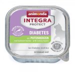 Animonda Cat Schale Integra Protect Diabetes mit Putenherzen 100g(UMPACKGROSSE 16)