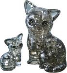 Puzzle 3D Crystal Katzenpaar, 49 Teile, 1 Set