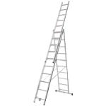 Hymer Allzweck-Leiter 3 x 10 Sprossen Arbeitshöhe 6,81 m