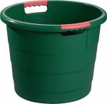 Kunststoffbehälter 30 l rund D.420 x H 350 mm grün