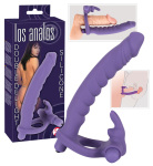 Los Analos Double Delight, vibr. Umschnall-Dildo