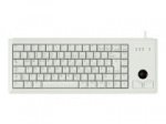CHERRY Compact-Keyboard G84-4400 - Tastatur - USB - Deutsch - Hellgrau