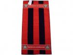 TRADECON Bayer 04 Leverkusen Duschtuch, Schwarz/Rot,