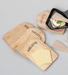 Holz Raclette- Brettchen, 4er Pack