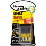 Uhu Alleskleber Super Strong & Safe 3 x 1 g minis