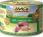 Macs Cat Ente, Kaninchen + Rind 200g Dose(UMPACKGROSSE 6)