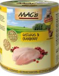 Macs Cat Geflügel + Cranberry 800g Dose(UMPACKGROSSE 6)