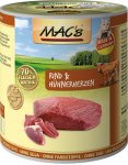Macs Cat Rind + Hühnerherz 800g Dose(UMPACKGROSSE 6)