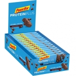 PowerBar Protein Plus Low Sugar, Chocolate-Brownie, 1 x 30 Stück (30 x 35g)