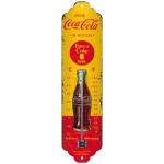 Thermometer 'Coca-Cola - In Bottles Yellow' [Nostalgic-Art 80311]