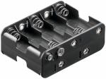 Batteriehalter , 10x Mignon AA mit Druckknopfanschluß ,10er Pack