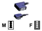 Secomp - Telefonverlängerungskabel - TAE-N (M) bis TAE-N (W) - 6 m - ungeschirmt - Schwarz