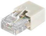 ISDN Abschlußwiderstand 2x100 Ohm im RJ 45, Stecker ,10er Pack