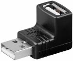 USB 2.0 Hi-Speed Adapter A-Stecker A-Buchse 90°