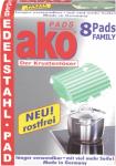 AKO PADS EDELSTAHL, 8 er pack.