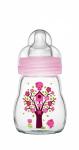 MAM Feel Good Glass Bottle, 170 ml, Mädchen