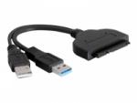 DeLOCK Converter SATA 22 pin > USB 3.0-A male + USB 2.0-A male - Speicher-Controller - 2.5