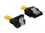 DeLOCK Cable SATA - SATA-Kabel - Serial ATA 150/300/600 - SATA (W) bis SATA (W) - 30 cm - nach unten gewinkelter Stecker, eingerastet, gerader...