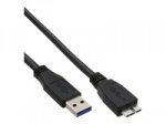 InLine - USB-Kabel - USB Type A (M) bis Micro-USB Type B (M) - USB 3.0 - 50 cm - Schwarz