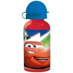 CARS Kinder Trinkflasche aus Aluminium rot 400 ml