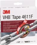 Montageband VHB Tape 4611F 19 mm x 3m Rolle, grau