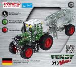 TRONICO Metallbaukasten Traktor Fendt 313 Vario mit Anhänger, 1 Stück