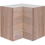 Flex-Well Classic Eck-Hängeschrank Florida 60 cm x 60 cm Sonoma Eiche