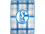 TRADECON FC Schalke 04 Fleecdecke, Blau/Weiß