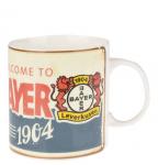 Fanmarken Tasse ´´Bayer 04 Leverkusen´´, Retro-Stil