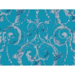 A.S. Creation Vliestapete Flock 4 Barock Blau