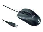 Fujitsu M440 ECO - Maus - rechts- und linkshändig - optisch - 3 Tasten - verkabelt - USB - Schwarz - OEM - für Celsius J550; CELSIUS Mobile H970;...