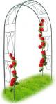 relaxdays Rankbogen für Rosen mit Verzierung