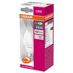 Osram LED-Leuchtmittel Kerzenform E14 / 5,4 W (470 lm) Warmweiß EEK: A+