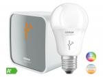 Osram Lightify Starter Kit, System-LED-Lampe + Brücke, WLAN, farbiges Licht